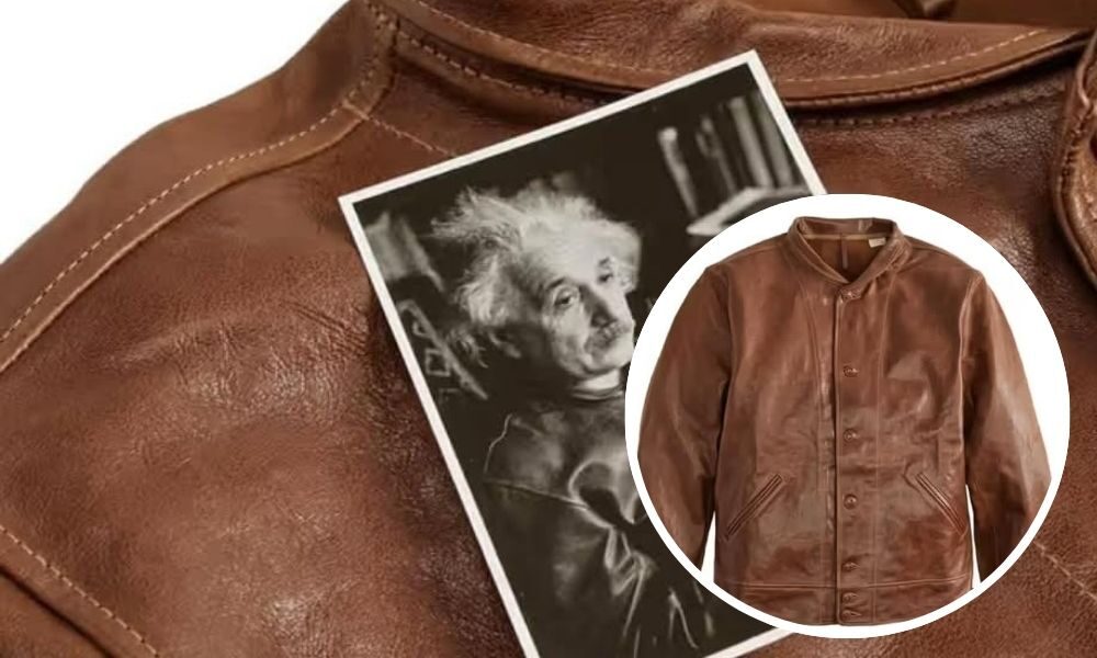 Levi's Rilis Ulang Jaket Kulit Menlo Cossack Ikonik Milik Albert Einstein, Cuma 800 Pieces di Dunia!