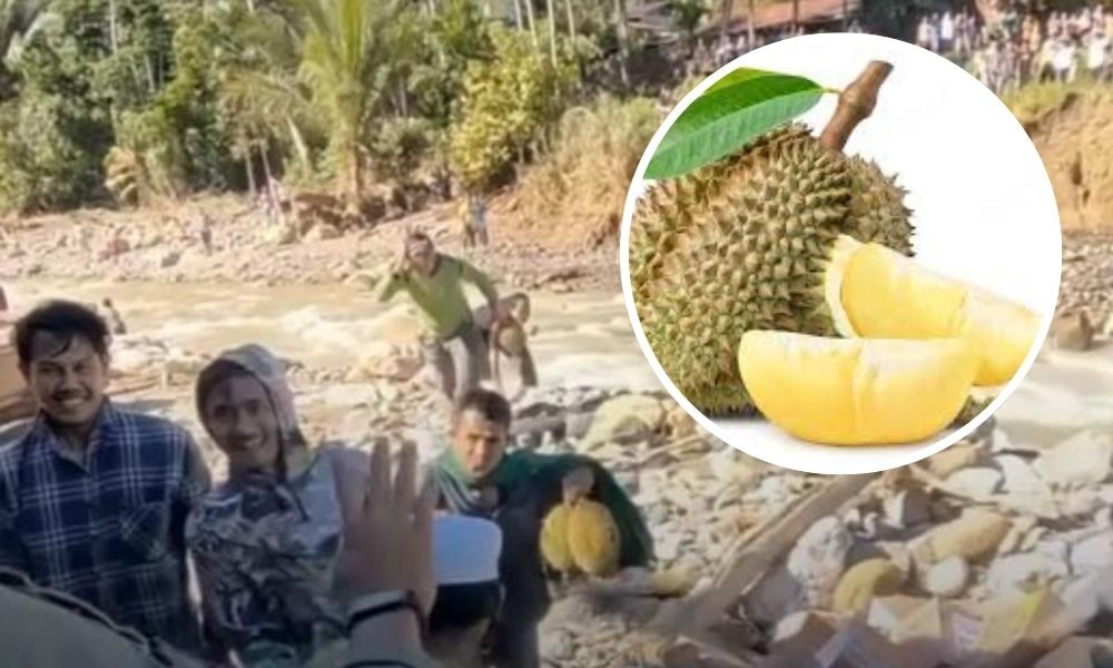 1000 Kilogram Logistik Turun, Hadiah Durian dari Warga Gayo Lues Kepada TNI AU