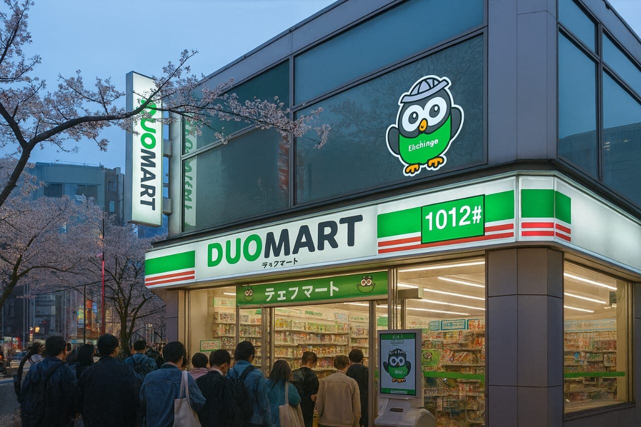 Duolingo Buka Konbini Pop-Up Pertama di Jepang, Urbie's! Belajar Bahasa Jadi Sekeren Masuk Mini Market Shibuya