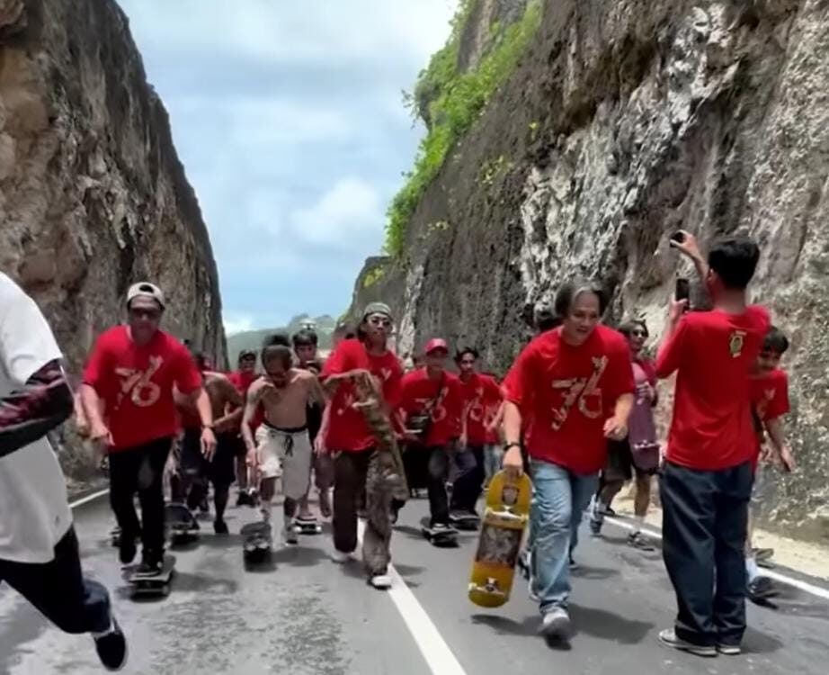 76 Skate to Bali: Ketika Ratusan Skater Indonesia Menyatukan Jalanan Pulau Dewata