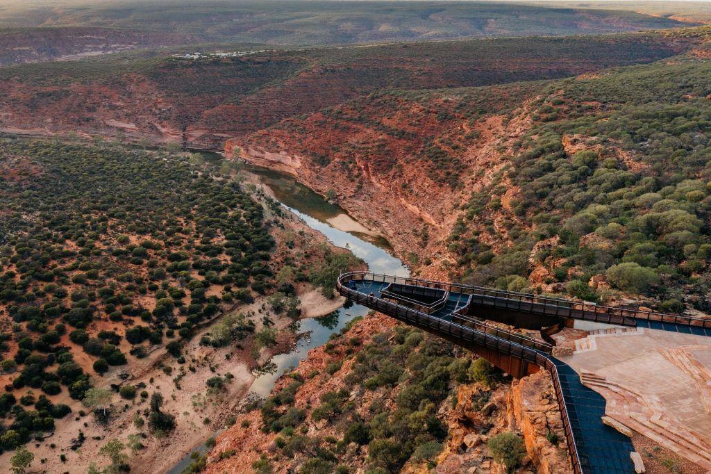 Kalbarri Skywalk, Australia Barat.(Foto: Dok. Tourism Western Australia)