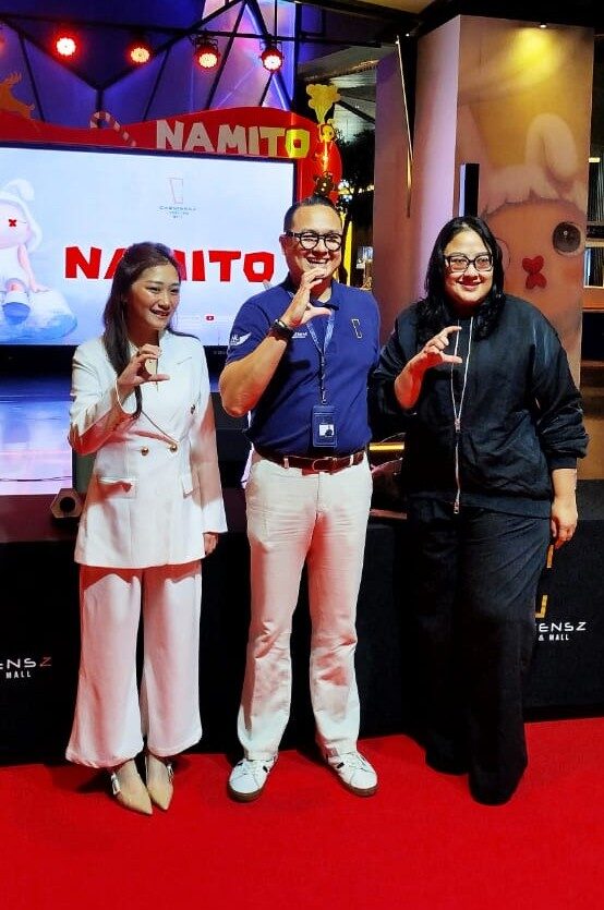 Konferensi pers Carstensz Mall Serpong menghadirkan Festive Wonderland bertema NAMITO pada Kamis (4/12/2025). (Foto: Urbanvibes/R Indriani)