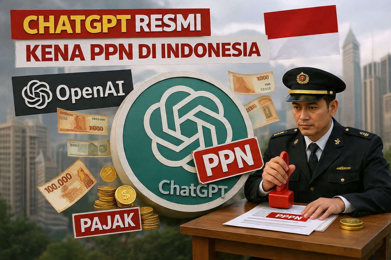 ChatGPT Kena Pajak! OpenAI Resmi Dipungut PPN oleh DJP