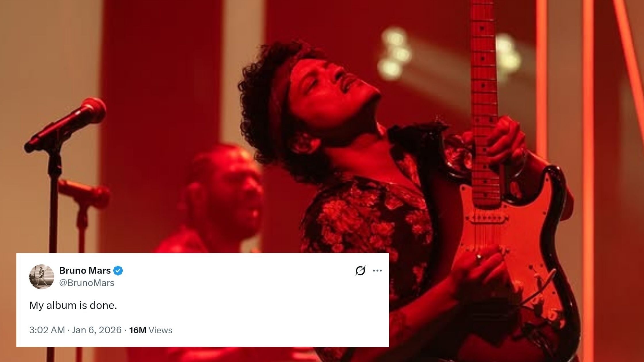 Bruno Mars Umumkan Album Baru Rampung! Setelah Kolaborasi Lady Gaga, Rose hingga Sexyy Red
