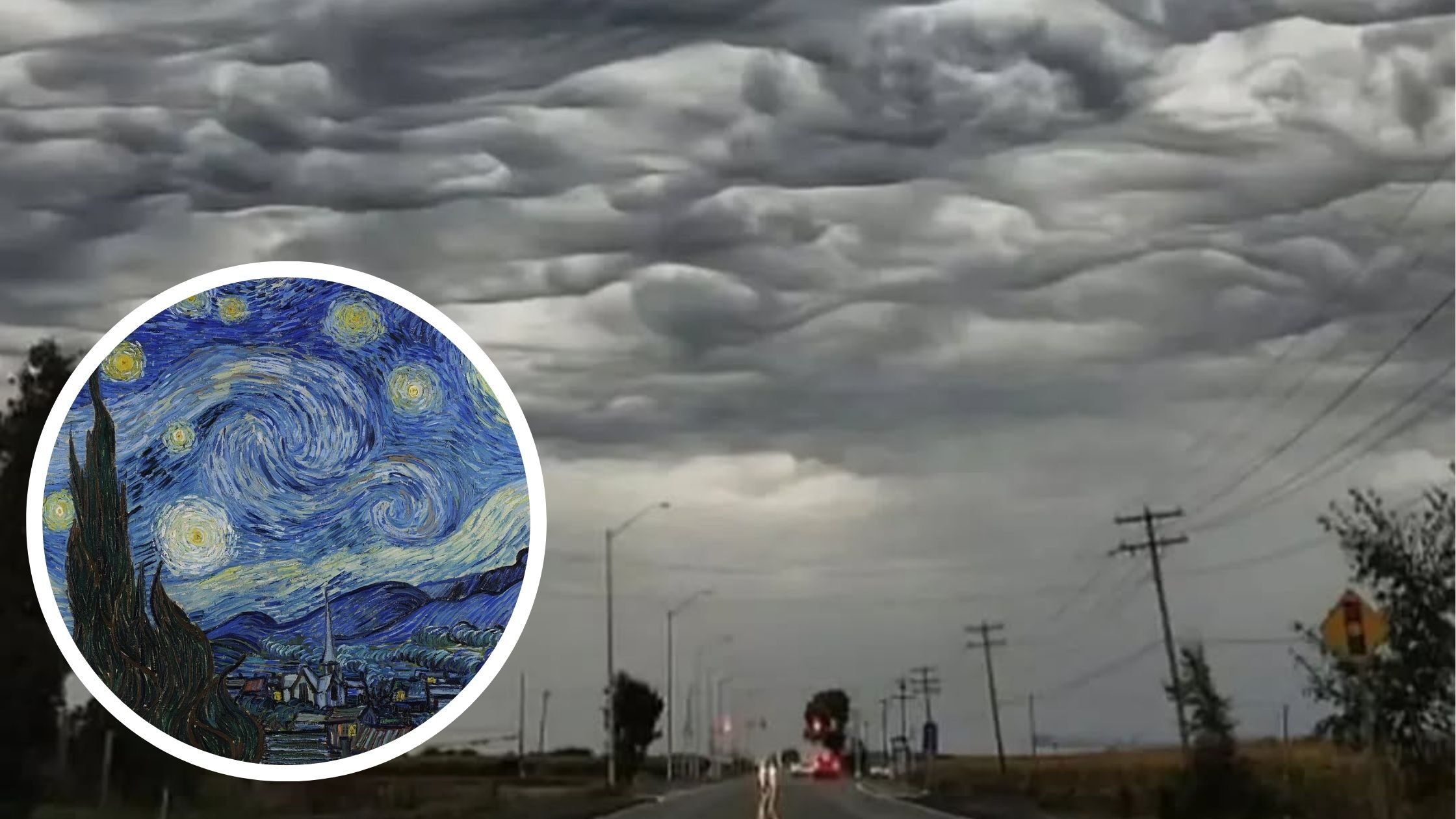 Langit Ottawa, Kanada Mendadak Seperti Lukisan Van Gogh, Fenomena Awan Asperitas