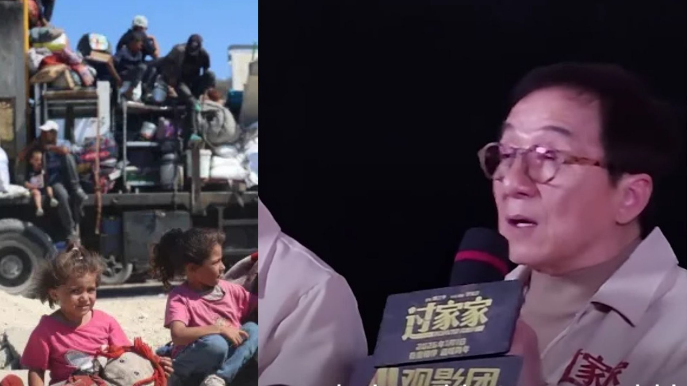 Jackie Chan Menangis di Beijing! Teringat Konflik Anak-anak di Gaza, Palestina