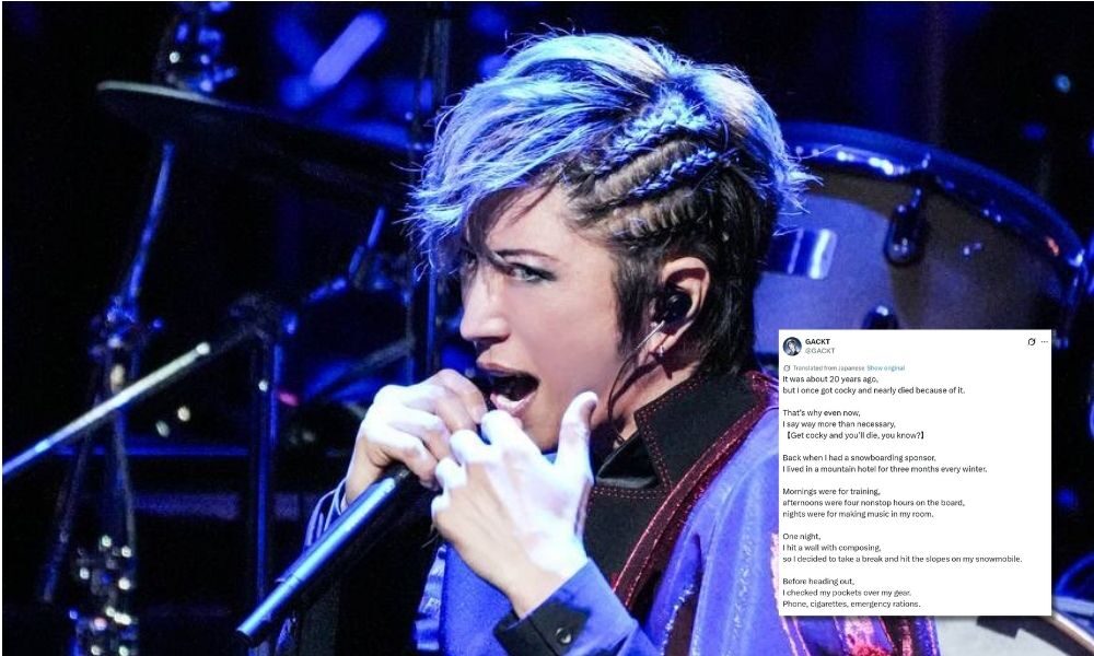Gackt Hampir Tewas di Pegunungan Salju! "Meremehkan Kualitas Hidup Bisa Membunuhmu"