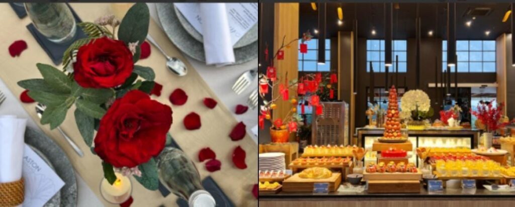 Momen romantis The Love Story dan kemeriahan sajian Chinese New Year. Foto: Dok Aston Serang