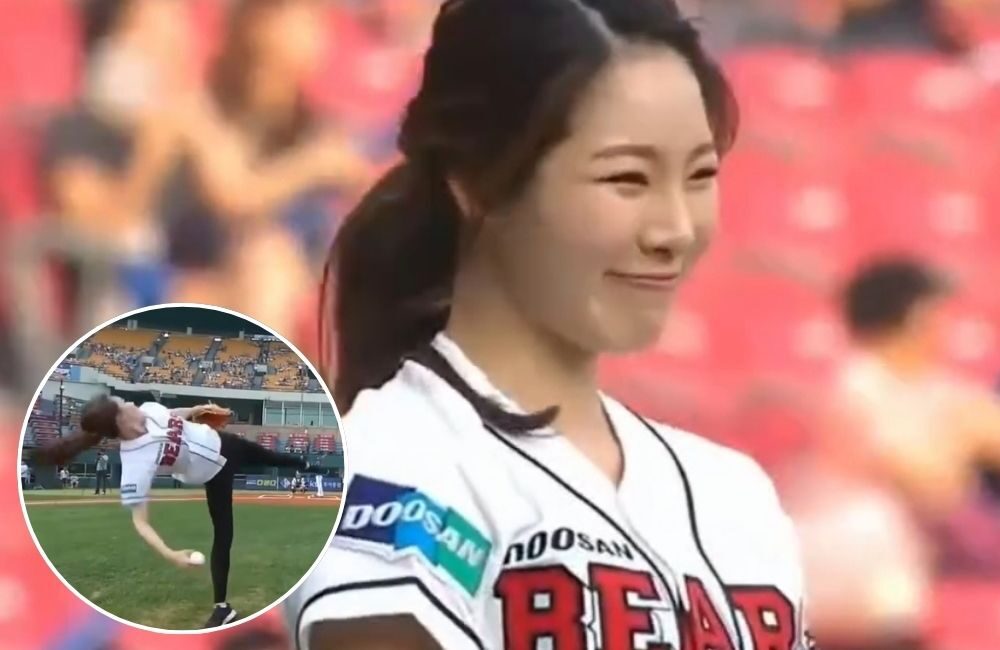 Shin Soo-ji, Mantan Atlet Senam yang Viral Berkat Lemparan 360 Derajat di Lapangan Bisbol