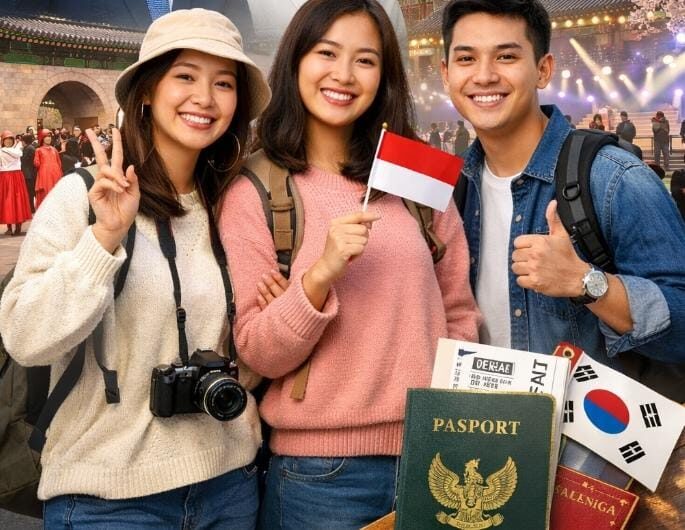Bebas Visa ke Korea Selatan Resmi Dibuka untuk WNI, Simak Aturannya