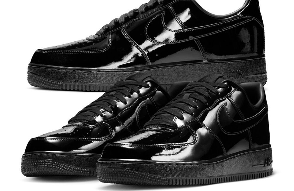 Nike Air Force 1 Black Patent Leather - sumber foto Nike