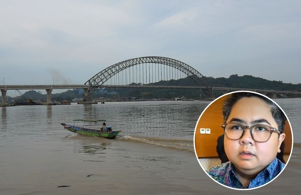 Video Wawancara Ananda Emira Moeis soal Jembatan Mahulu Viral di Media Sosial