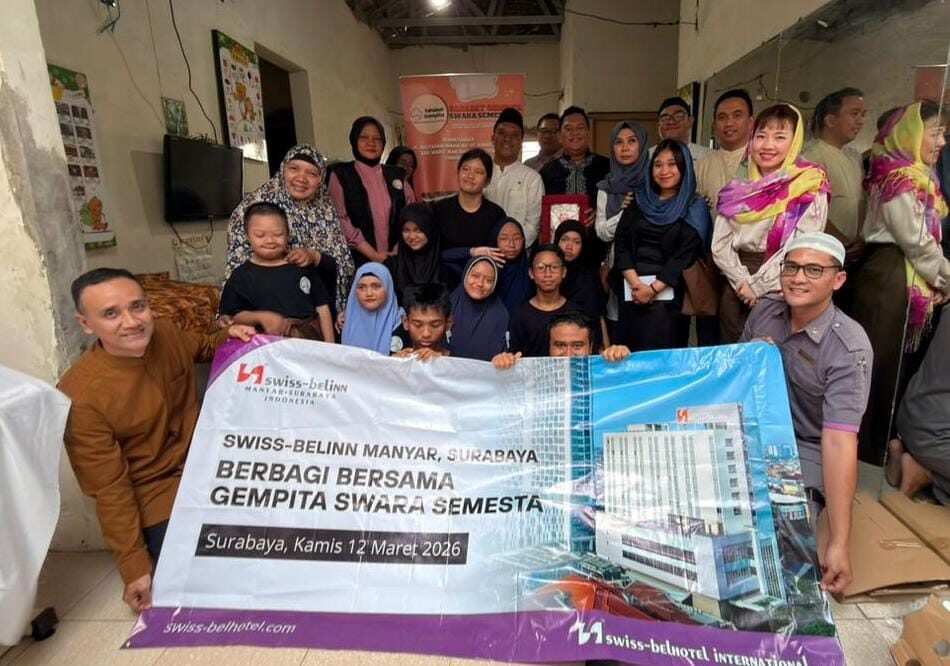 Semangat Berbagi Ramadan, Swiss-Belinn Manyar Surabaya Gelar CSR untuk Anak Berkebutuhan Khusus