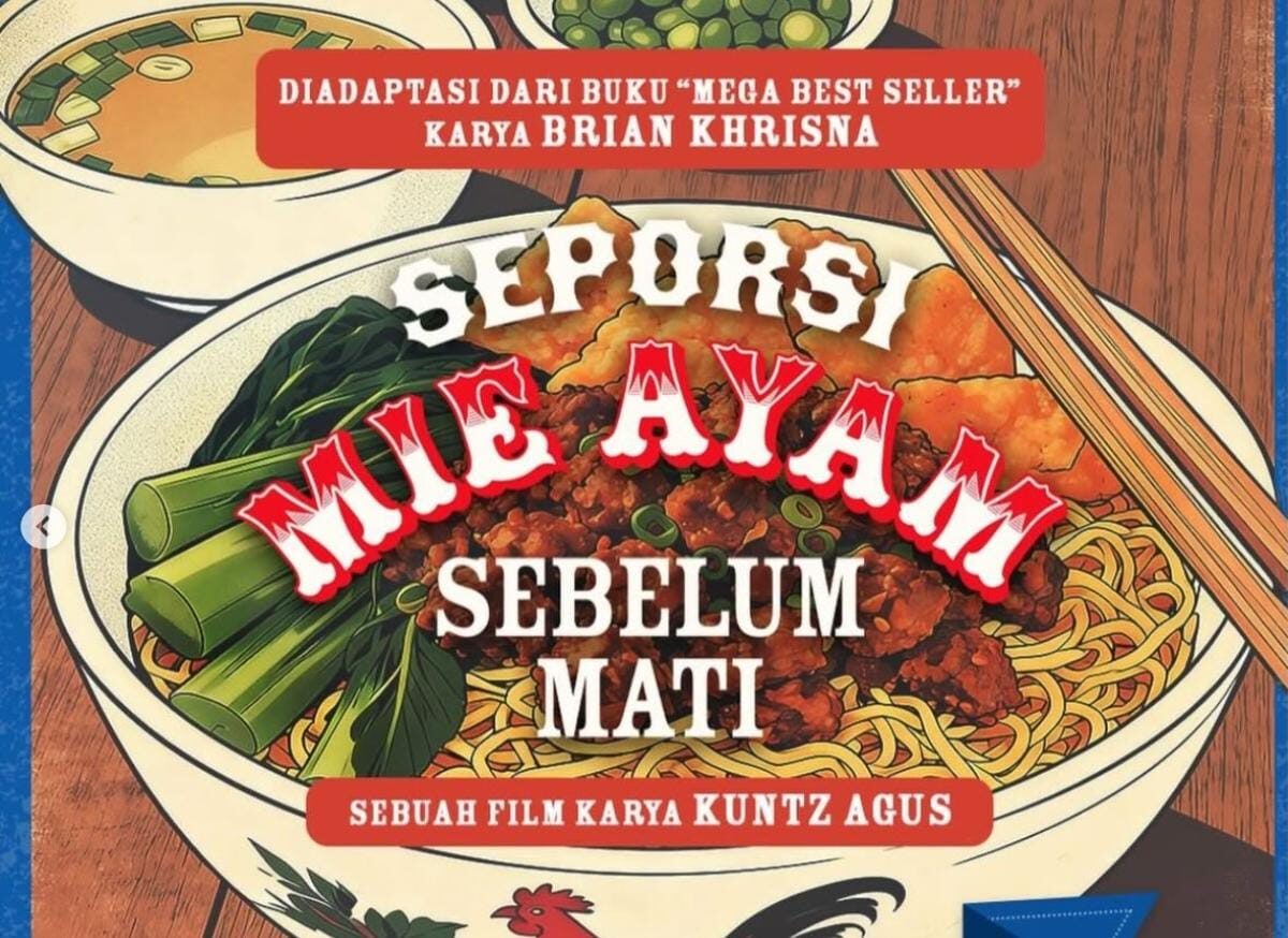 Novel ‘Seporsi Mie Ayam Sebelum Mati’ Karya Brian Khrisna Resmi Diangkat Jadi Film, Tayang 2026