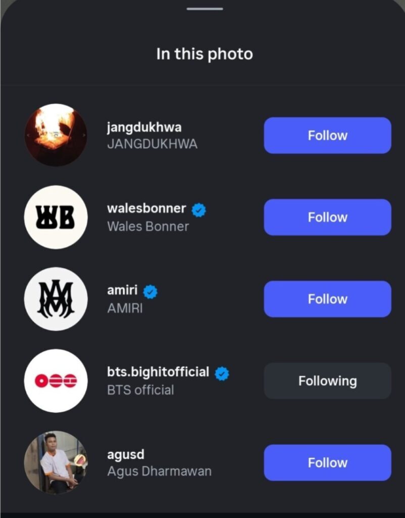 oto Suga BTS di GQ Salah Tag Akun Instagram - sumber foto Instagram/_agustd.____yuan