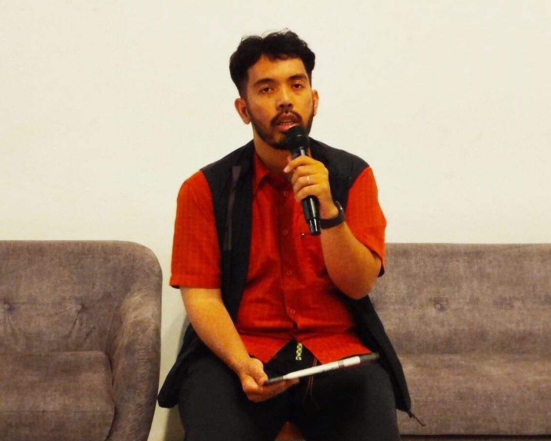 Zakiy Zulkarnaen, Brand Communications EIGER saat peluncuran Agenda EIGER Sepanjang 2026: Misi ke Sumatra,  Rangkul Pendidikan di NTT,  hingga Kompetisi Panjat Tebing Legendaris Berskala Internasional di Jakarta, Kamis (12/3/2026). (Foto: Urbanvibes.id/R Indriani)