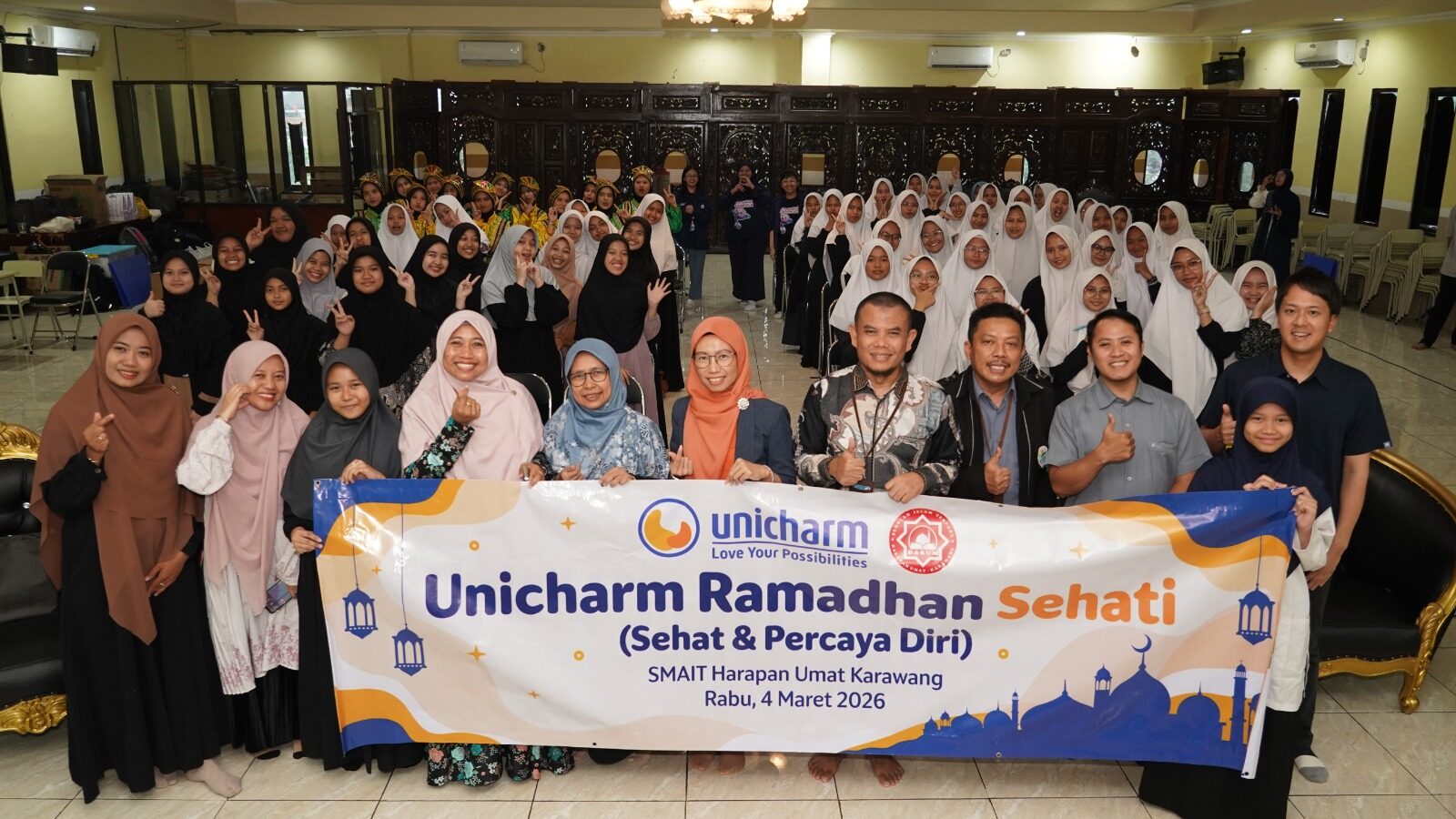 Sambut Hari Perempuan Internasional, Unicharm Gelar EdukasiKesehatan Reproduksi & Menstruasi dalam Program "Unicharm Ramadan Sehati". (Foto: Dok. Unicharm)