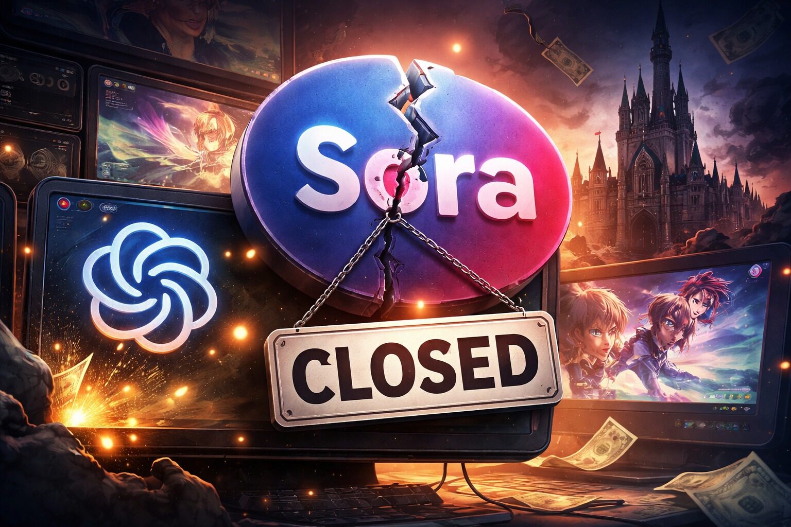 Sora Ditutup OpenAI, Eksperimen Video Anime Terhenti—The Walt Disney Company Ikut Mundur!