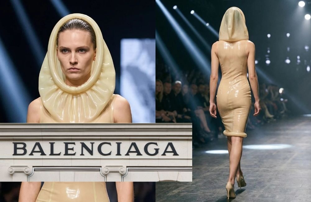 Gaun Latex Balenciaga Bikin Heboh, Karya Seni atau Sekadar Sensasi?