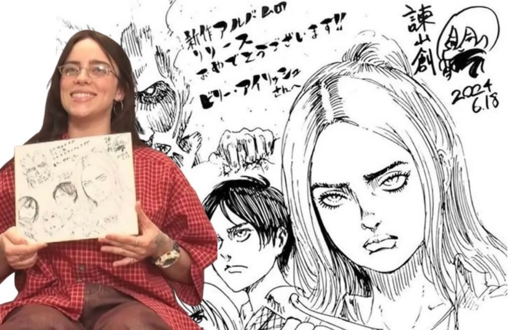 Kolaborasi Tak Terduga! Kreator Attack on Titan Gambar Billie Eilish dalam Ilustrasi Eksklusif