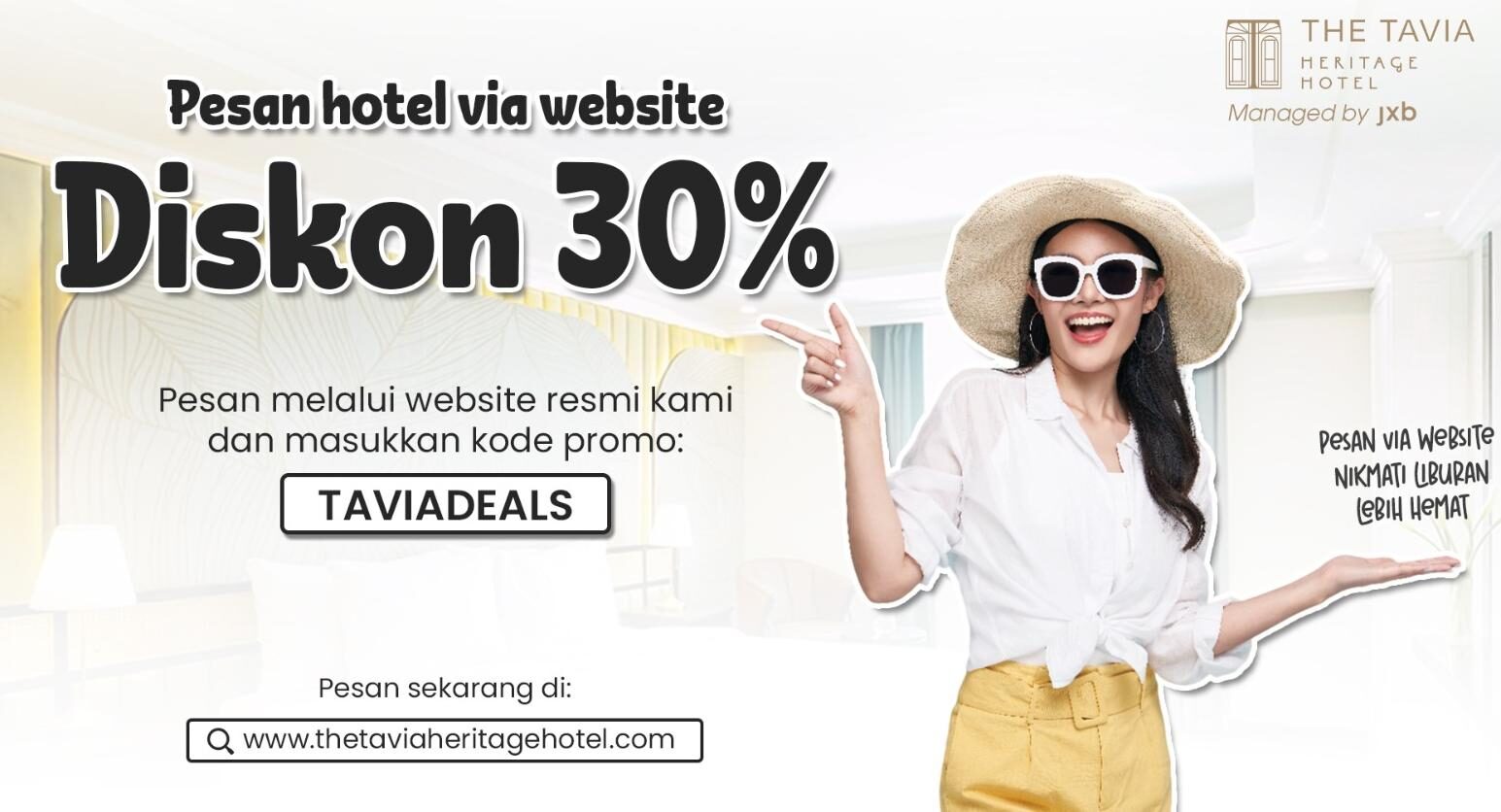 Liburan ke Jakarta Lebih Hemat, The Tavia Heritage Hotel Beri Diskon 30%