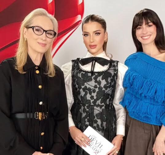 Tasya Farasya Wawancarai Meryl Streep & Anne Hathaway, Dipuji Wangi oleh Miranda Priestly!