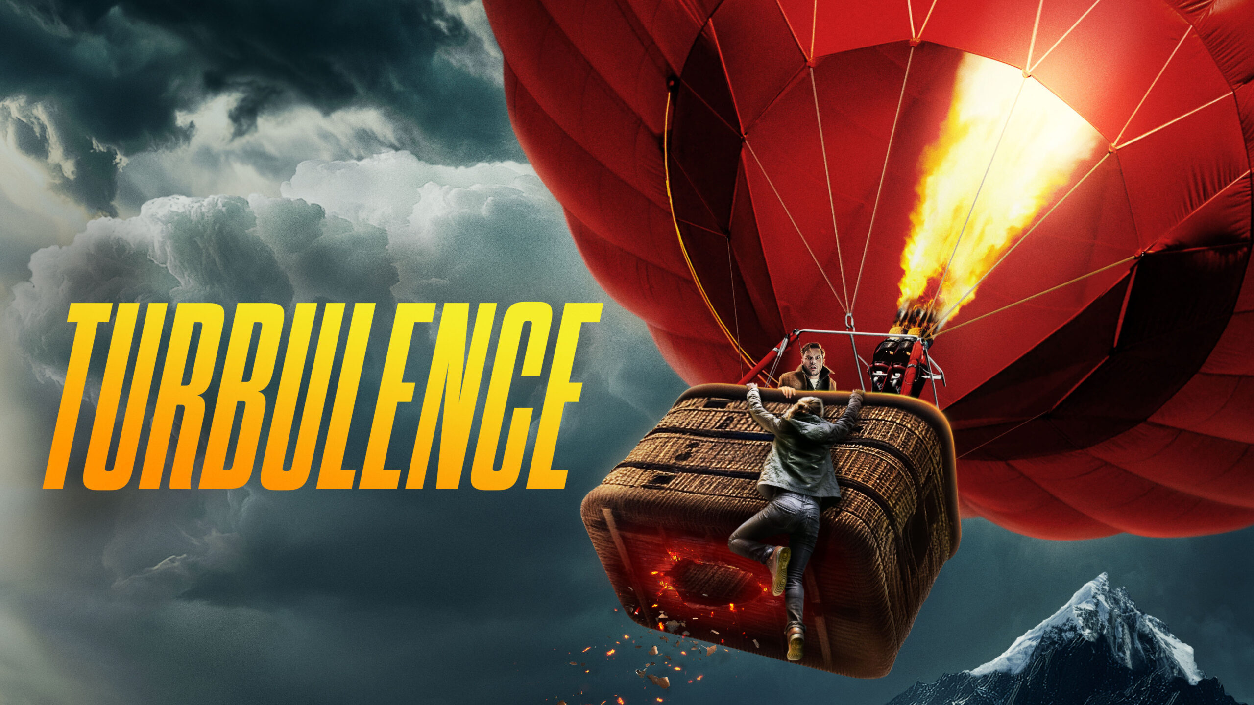 film Turbulence, kisah menegangkan pasangan suami istri yang terjebak di balon udara dalam situasi mematikan.