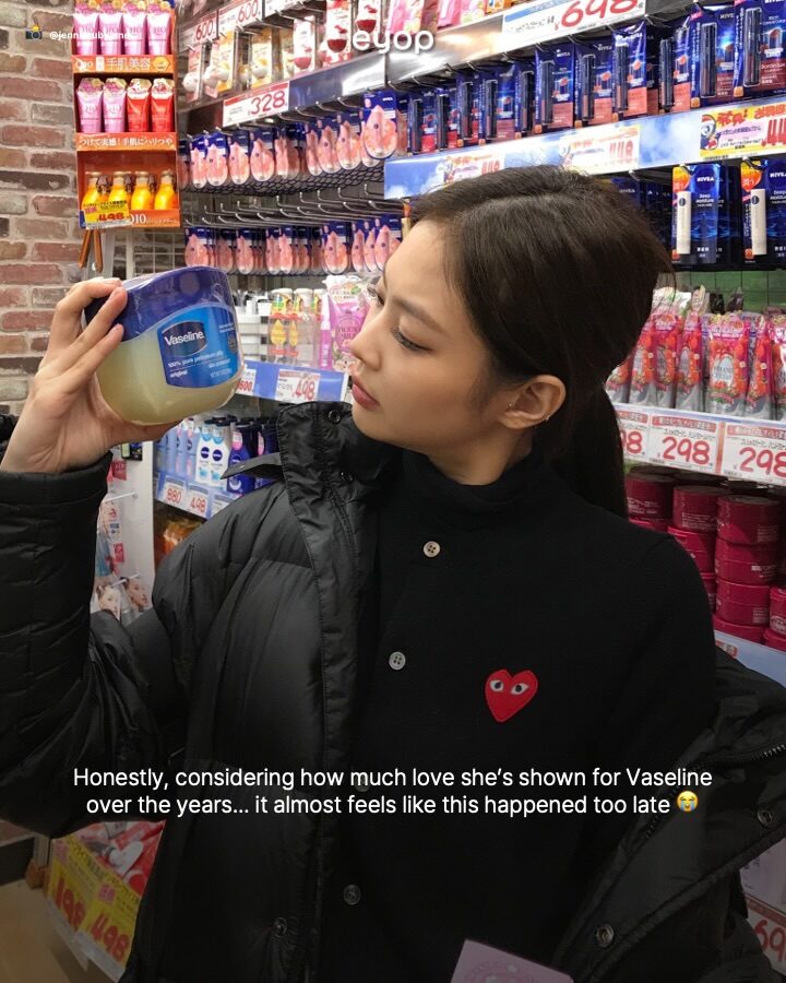 Jennie global ambassador, Vaseline Body Care - sumber foto Instagram/VaselineKorea