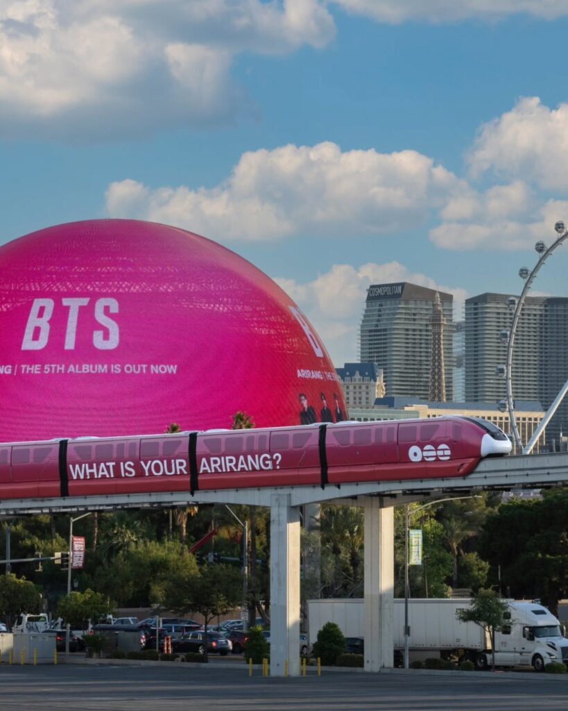 BTS The City Arirang di Las Vegas - sumber foto BTS
