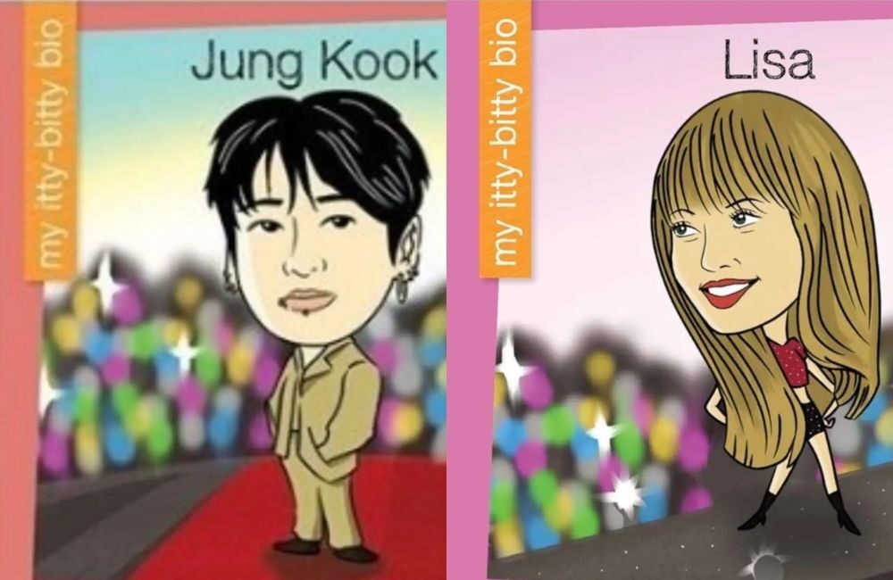 Lisa BLACKPINK dan Jungkook BTS Jadi Artis K-Pop Pertama yang Masuk Buku Anak Amerika, K-Pop Kini Tembus Dunia Literasi Global
