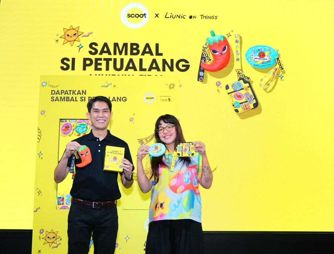 Sambal Jadi Inspirasi Kampanye Terbaru Scoot Bersama Seniman Indonesia Liunic