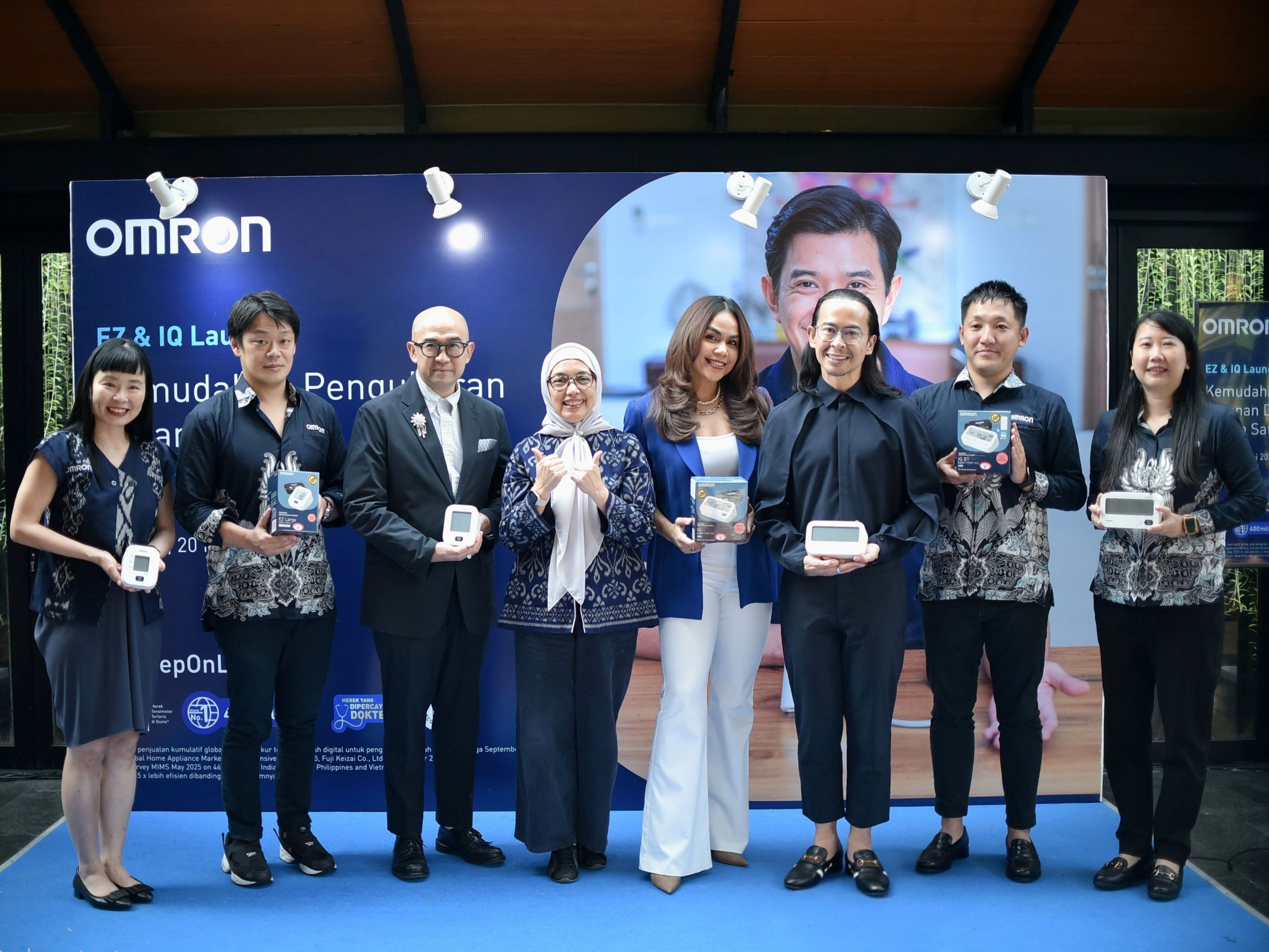 Omron Healthcare Indonesia meluncurkan Tensimeter Seri EZ & IQ bertepatan dengan Hari Hipertensi Sedunia. (Foto: Dok. Omron)