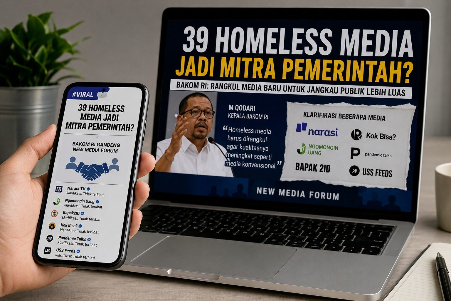 39 Homeless Media Jadi Mitra Pemerintah? Ini Fakta dan Klarifikasi yang Bikin Heboh