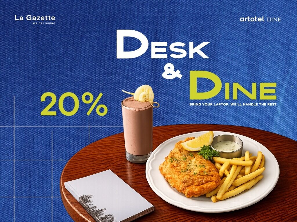 Desk and Dine ARTOTE - sumber foto istimewa