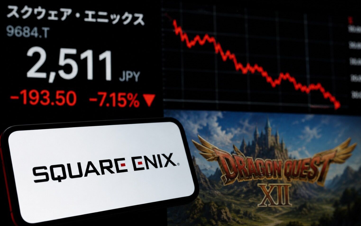 Dragon Quest 12 Belum Punya Tanggal Rilis, Saham Square Enix Malah Anjlok Tajam