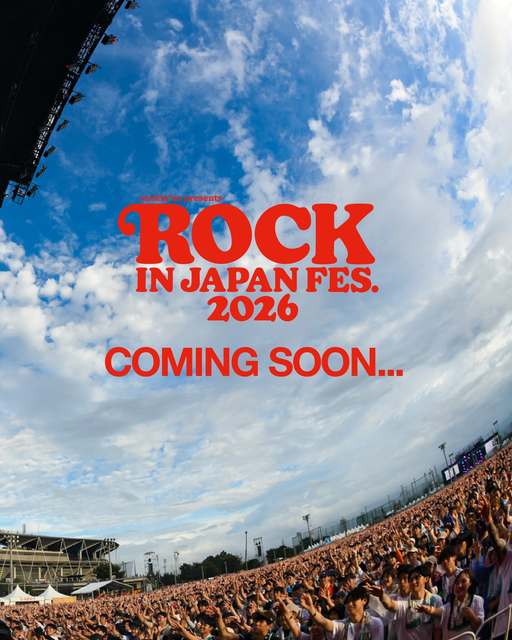 ROCK IN JAPAN FESTIVAL 2026 Umumkan Line-Up Lengkap! Ado, XG, NiziU hingga Creepy Nuts Siap Guncang Chiba