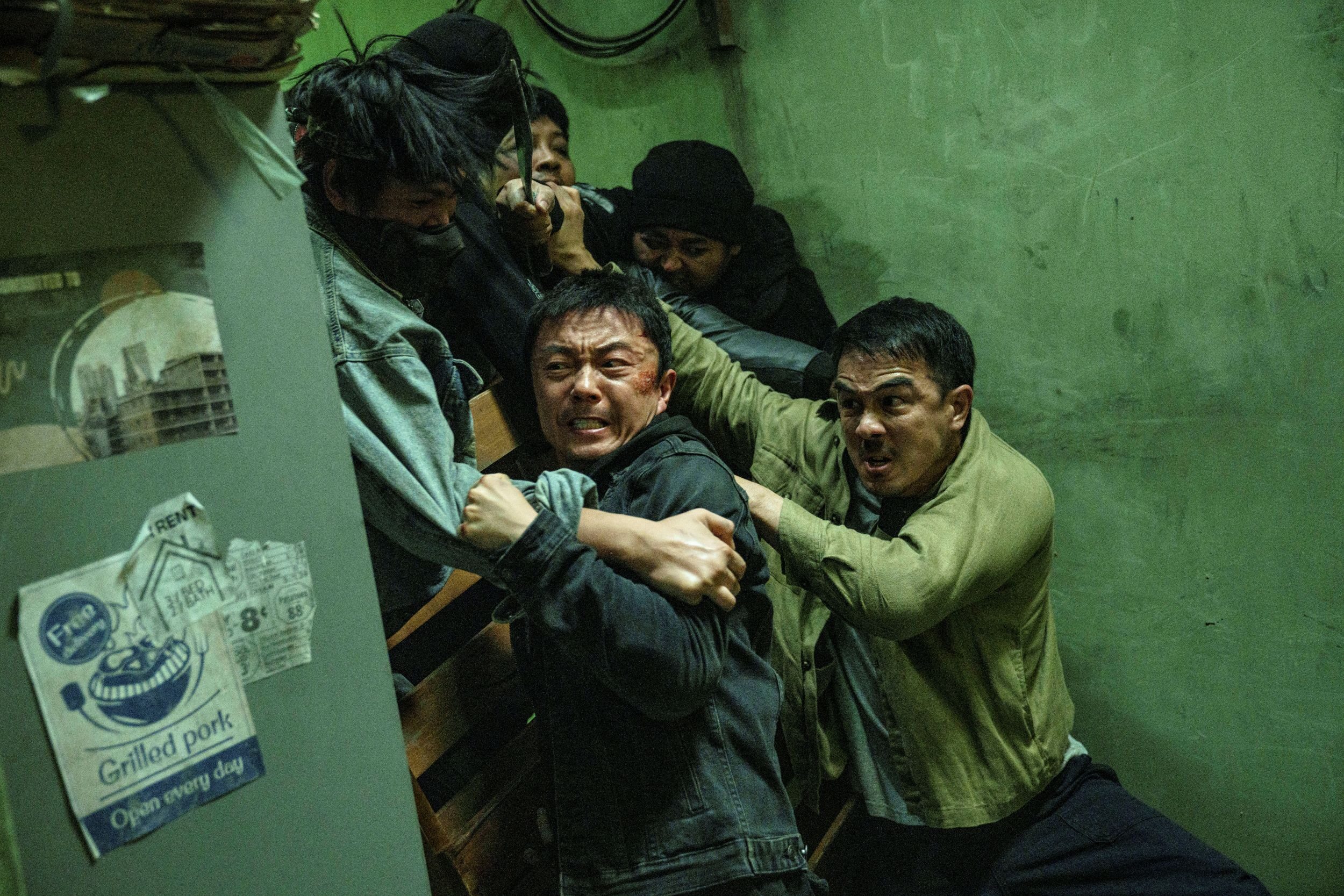 Xie Miao sebagai Wang Wei dan Joe Taslim sebagai Navin di Film The Furious 2026. (Foto: Norachai Kajchapanont/Courtesy of Lionsgate)