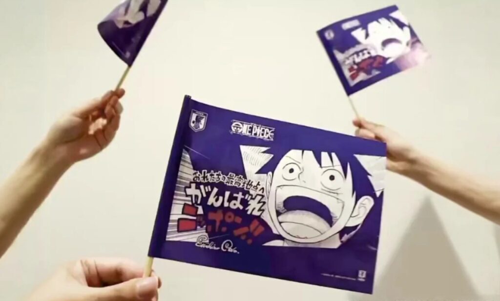 One Piece x Samurai Blue - sumber foto @japanfootballassociation