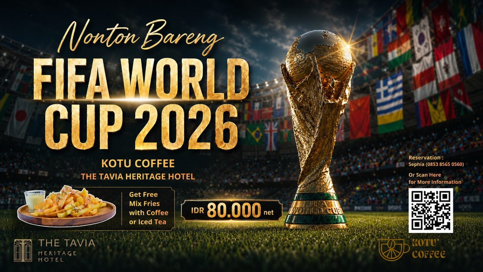 Nobar FIFA World Cup 2026 Makin Seru di The Tavia Heritage Hotel! Ada Promo Staycation Mulai Rp499 Ribuan