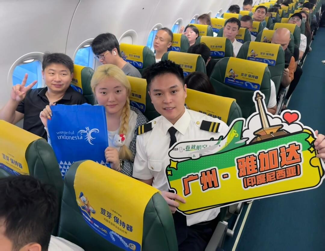 Kemenpar Sambut Penerbangan Perdana Spring Airlines Rute Guangzhou dan Shenzhen ke Jakarta