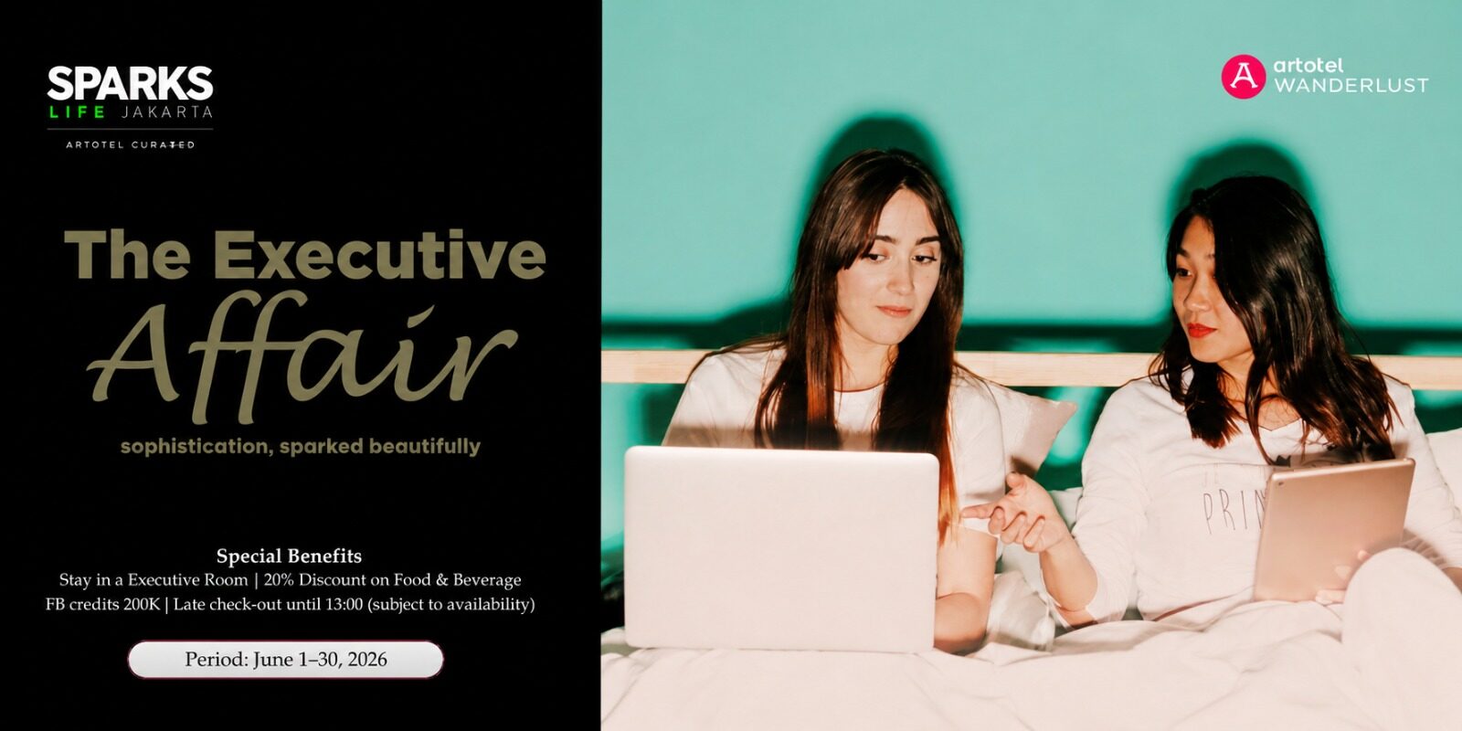 Sparks Life Jakarta Hadirkan The Executive Affair, Stay Eksklusif Buat Profesional Urban