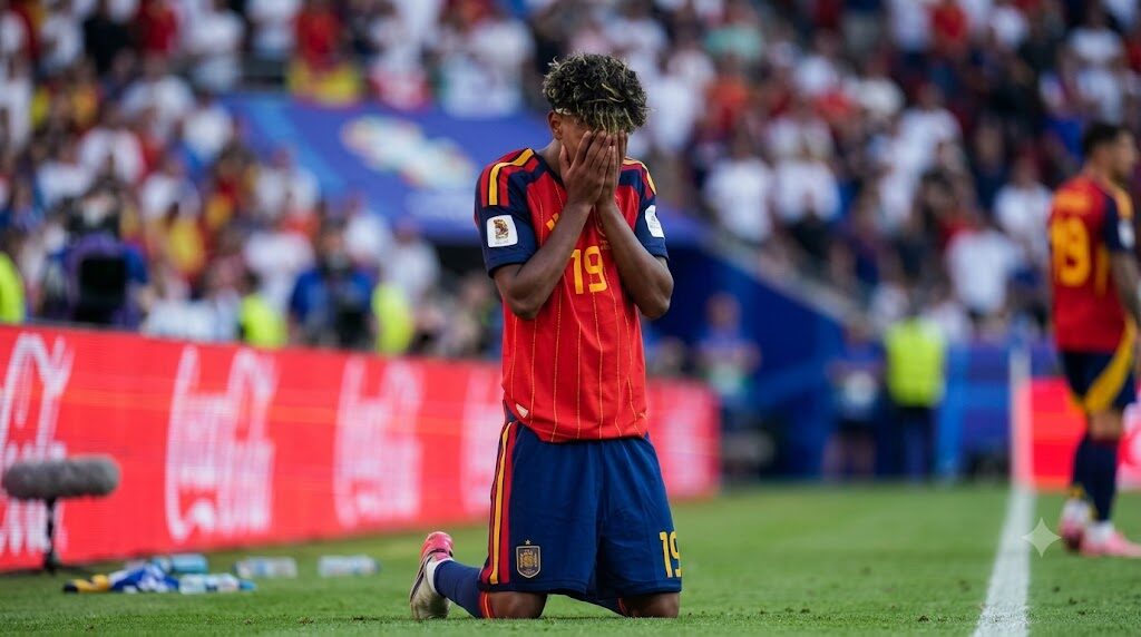 Momen Lamine Yamal Sujud Syukur Usai Spanyol Juara Piala Dunia 2026 Jadi Sorotan, Benarkah Sang Wonderkid Beragama Islam?