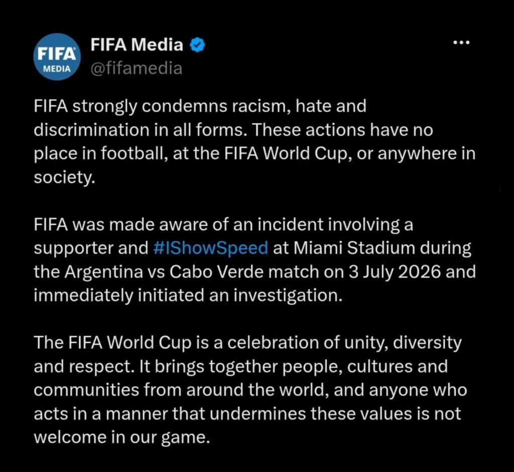 unggahan FIFA - sumber foto X/FIFAmedia