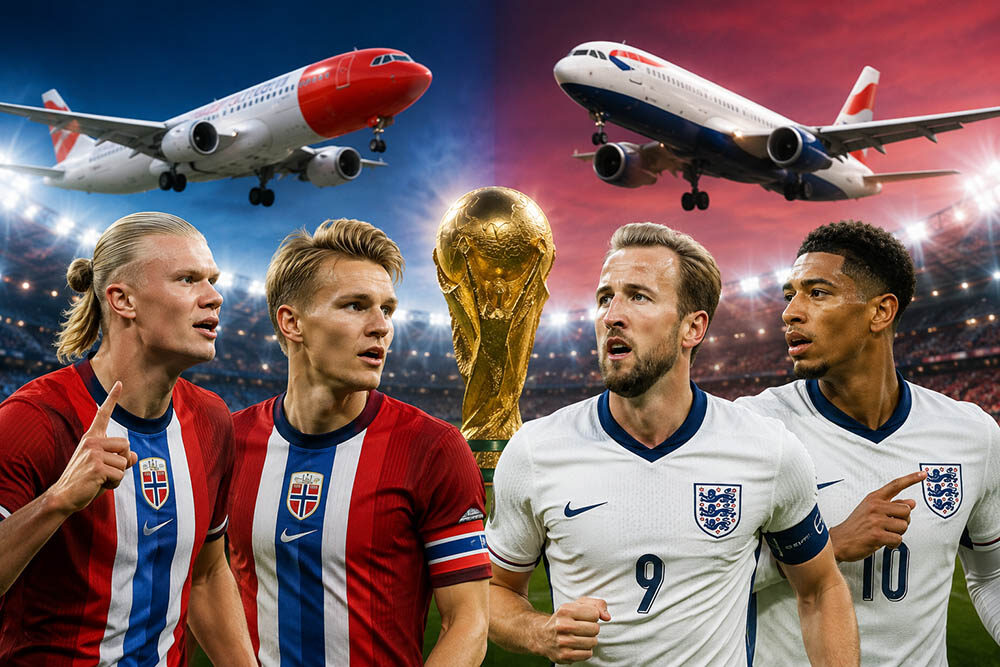 Norwegian Air vs British Airways Viral Jelang Norwegia vs Inggris, Taruhannya Cuma Foto Profil Tapi Bikin Heboh!