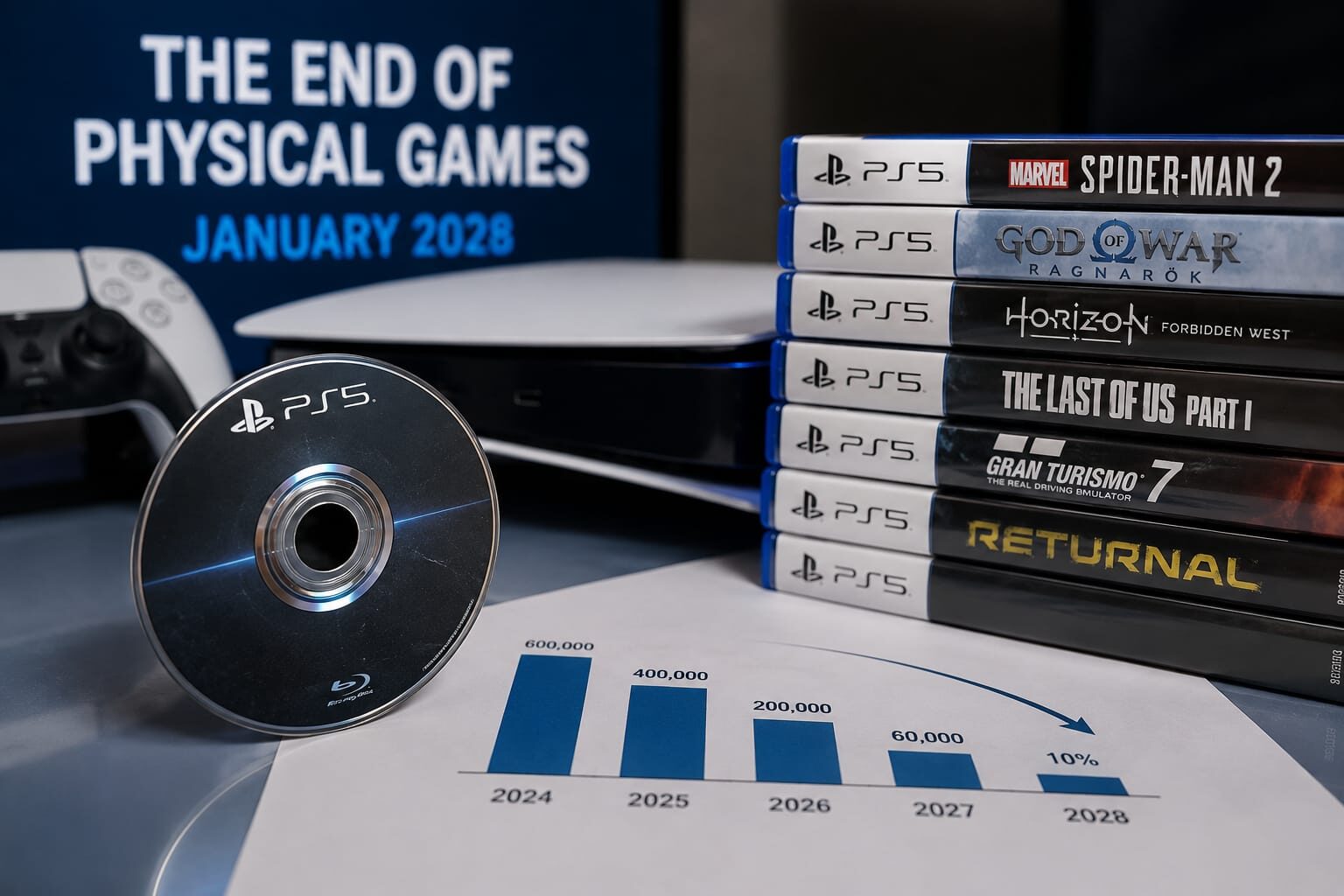 Sony Say Bye-bye CD, Koleksi Game PlayStation Fisik Bisa Jadi Barang Langka Mulai 2028