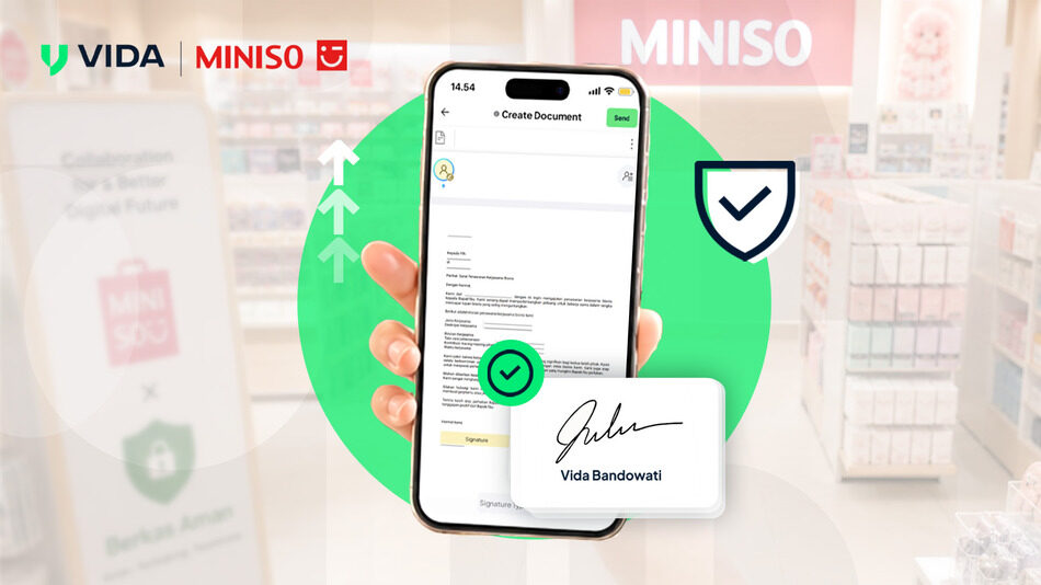 MINISO Indonesia Gunakan VIDA Sign untuk Transformasi Administrasi, Kelola Lebih dari 400 Dokumen per Bulan