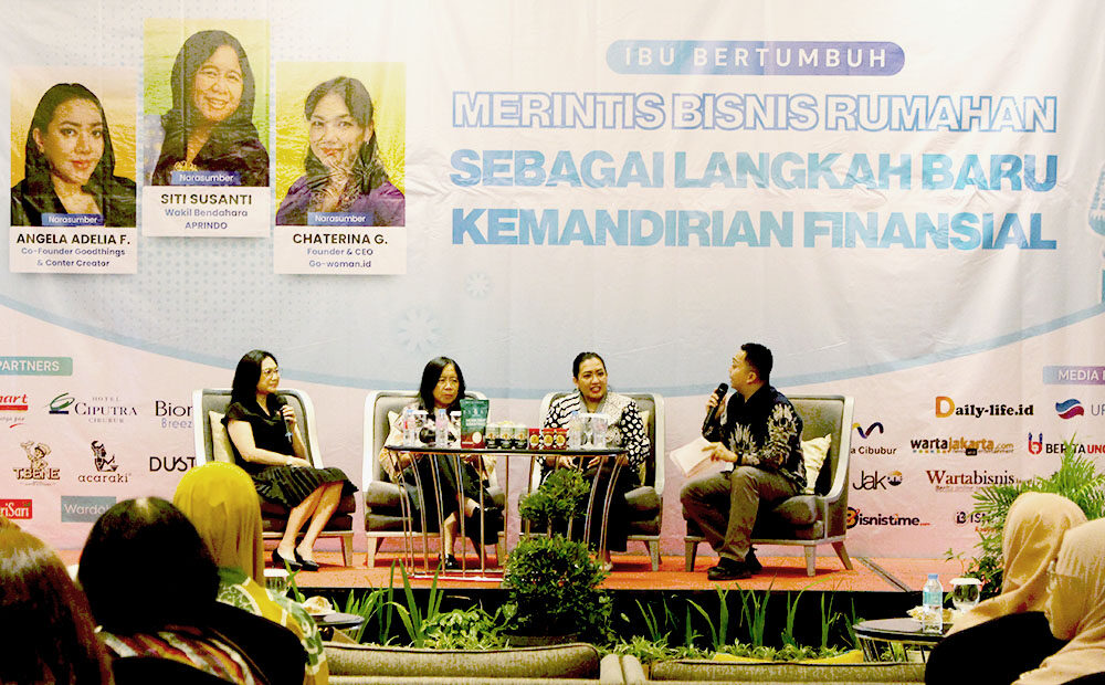 Go-Woman.id Dorong Perempuan Indonesia Naik Kelas Lewat Seminar Bisnis Rumahan, Ratusan Peserta Padati Hotel Ciputra Cibubur