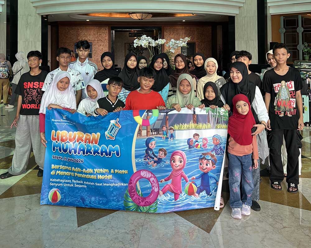 Menara Peninsula Hotel Ajak Anak Yatim Liburan Muharram di Hotel Berbintang, Dari Menginap hingga Menghias Cupcake Bersama