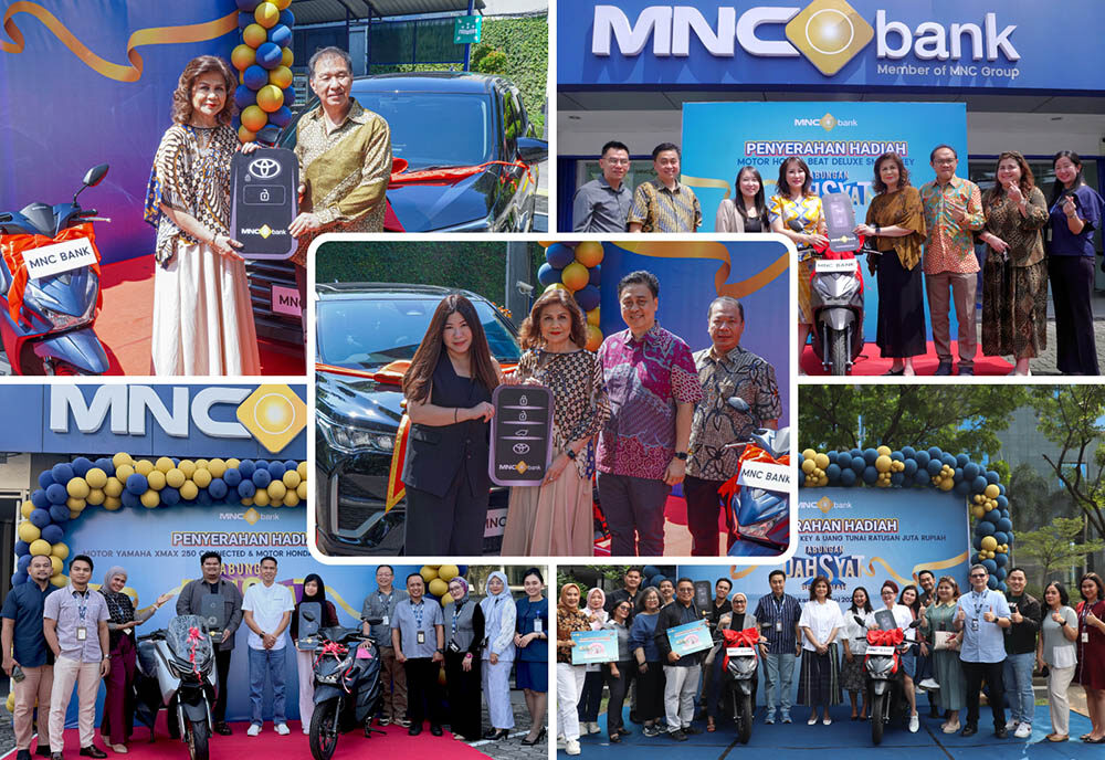 MNC Bank Bagikan Hadiah Miliaran Rupiah! Nasabah Bawa Pulang Innova Zenix Hybrid hingga Honda BeAT