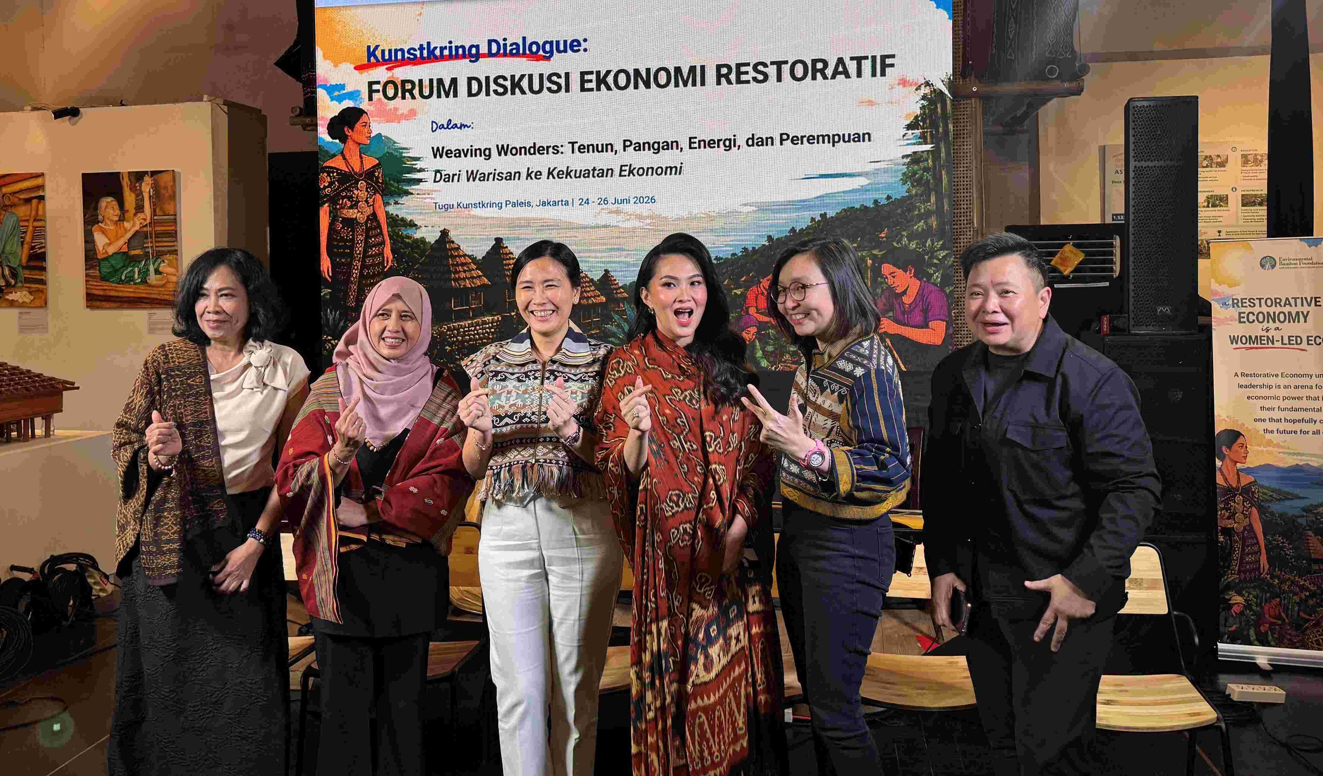 Perempuan Jadi Kunci Ekonomi Restoratif Indonesia, Ini Rekomendasi Penting dari Kunstkring Dialogue 2026